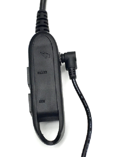 Plug the terminal into the lightning bolt port into the connector hub.